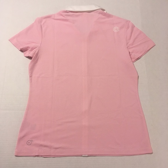 Puma Pink Short Sleeve Polo Shirt - Picture 3 of 7